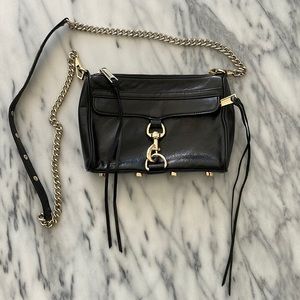 Rebecca Minkoff Mini M.A.C Crossbody Bag with Gold Hardware